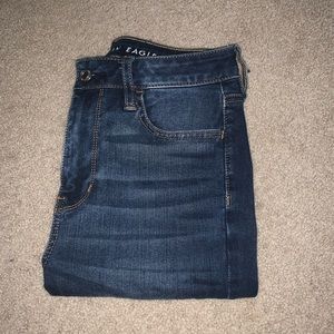 Dark wash jeggings